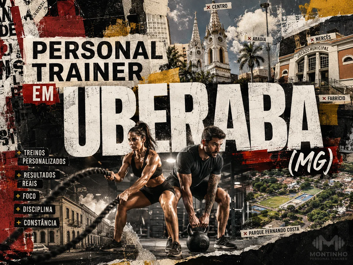 Personal trainer em Uberaba (MG) em arte que reúne treino com corda naval e kettlebell, a Igreja da Abadia, o Mercado Municipal e o Parque Fernando Costa — Personal por Perto