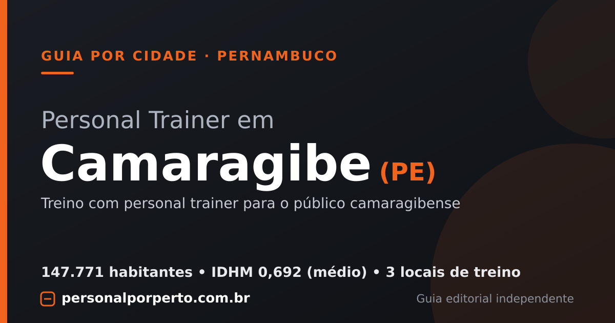 Personal trainer em Camaragibe (PE) — guia do Personal por Perto