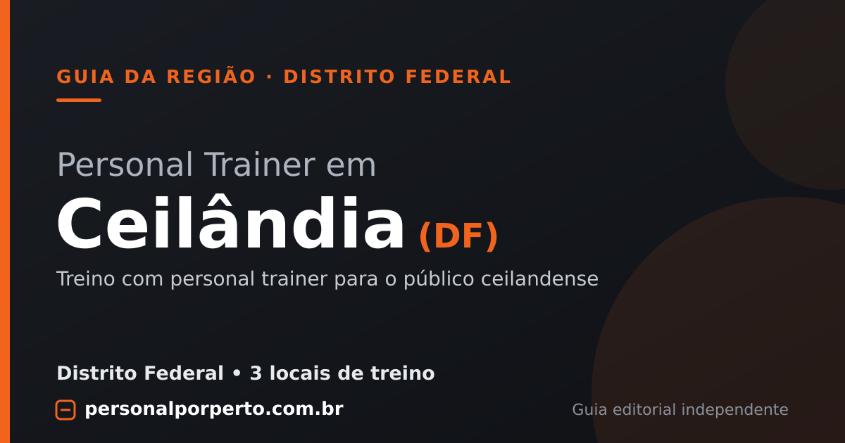 Personal trainer em Ceilândia (DF) — guia do Personal por Perto