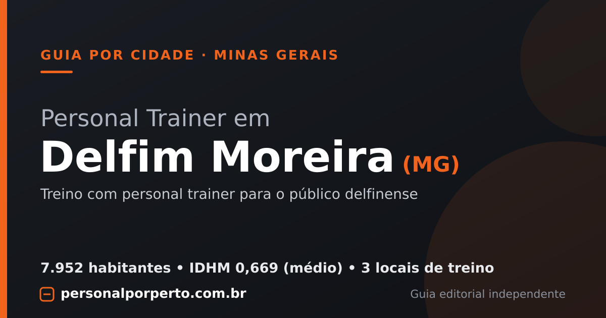 Personal trainer em Delfim Moreira (MG) — guia do Personal por Perto
