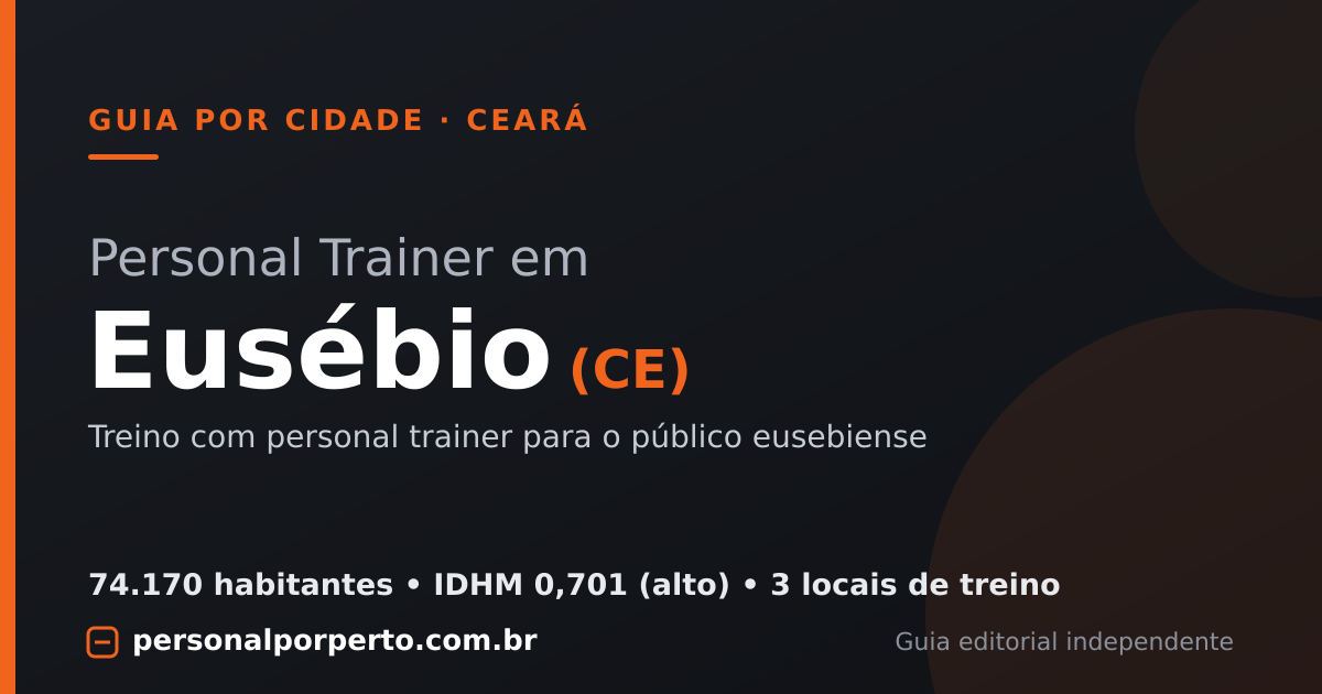 Personal trainer em Eusébio (CE) — guia do Personal por Perto