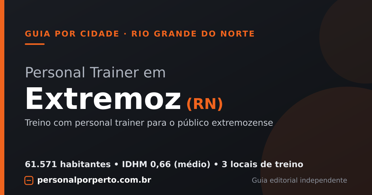 Personal trainer em Extremoz (RN) — guia do Personal por Perto