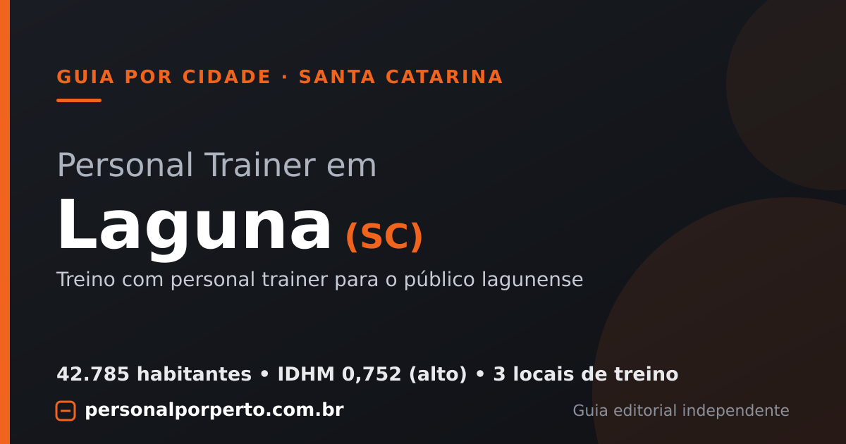 Personal trainer em Laguna (SC) — guia do Personal por Perto