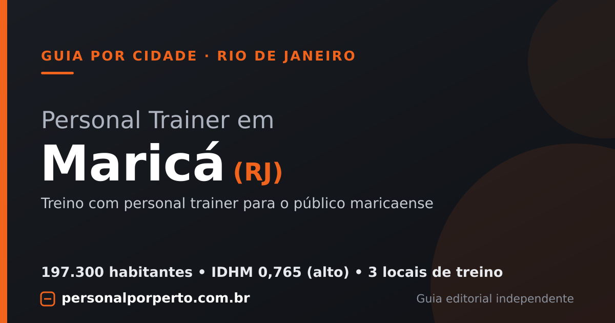 Personal trainer em Maricá (RJ) — guia do Personal por Perto