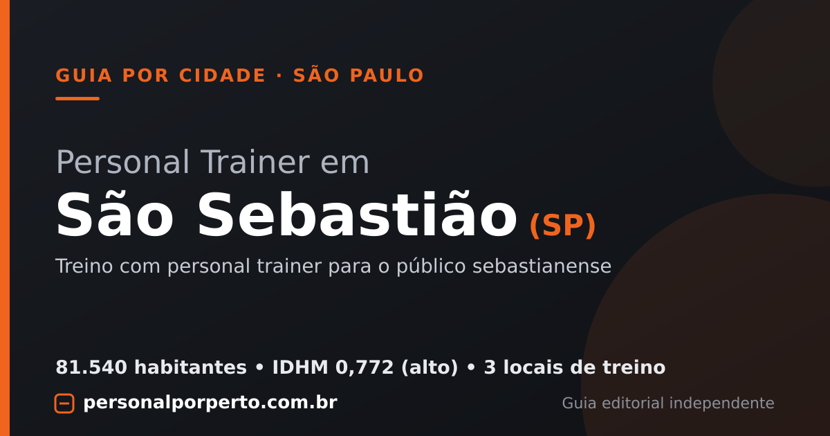 Personal trainer em São Sebastião (SP) — guia do Personal por Perto