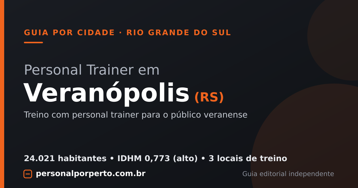 Personal trainer em Veranópolis (RS) — guia do Personal por Perto